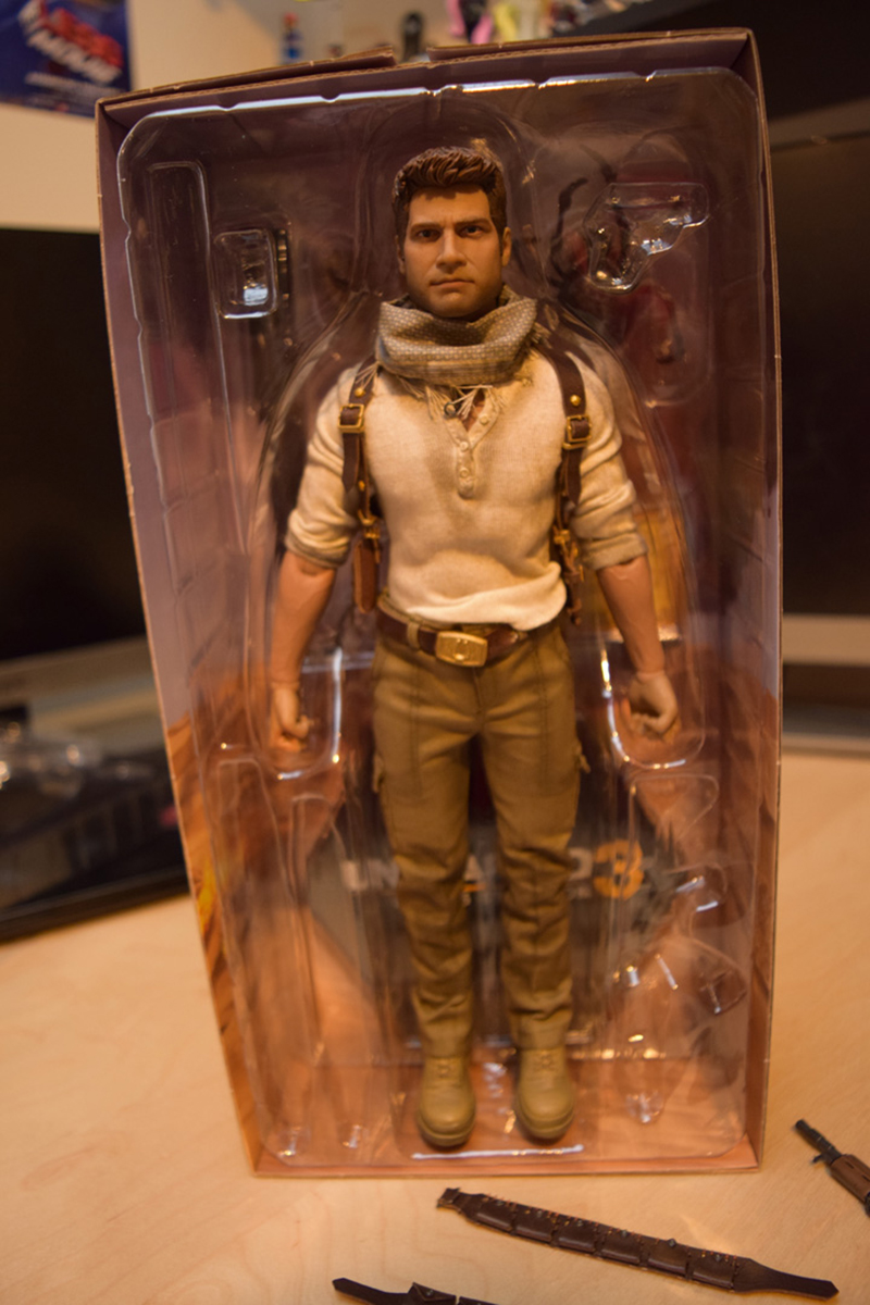 Illustration for article titled 12-Inch Nathan Drake Figure Is... Argh! Spider!